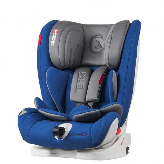Scaun auto Tessa cu Isofix Navy Coletto - grupa 9-36 kg