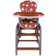 Scaun de masa multifunctional maro Kidscare