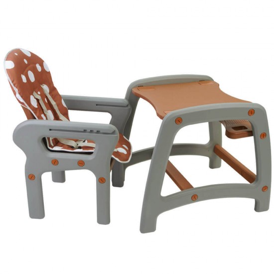 Scaun de masa multifunctional maro Kidscare