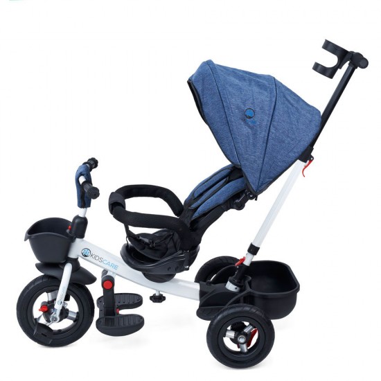 Tricicleta cu scaun rotativ Evora albastru KidsCare