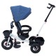 Tricicleta cu scaun rotativ Evora albastru KidsCare