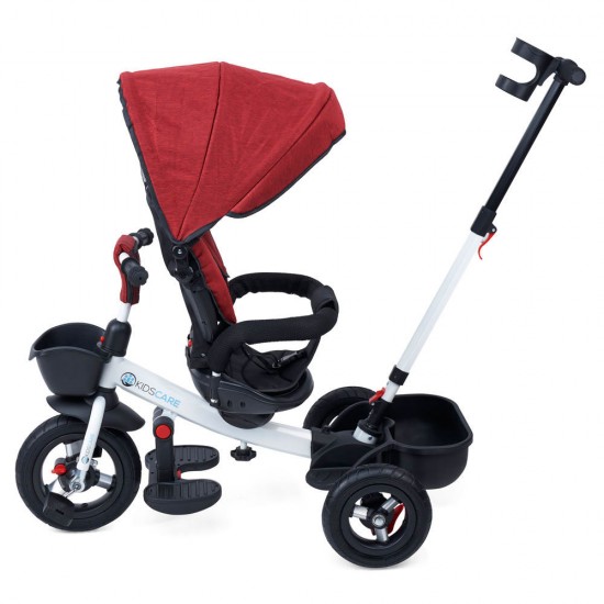 Tricicleta cu scaun rotativ Evora rosu KidsCare