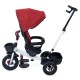 Tricicleta cu scaun rotativ Evora rosu KidsCare