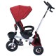 Tricicleta pliabila cu scaun rotativ Davos rosu KidsCare