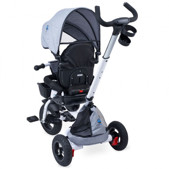 Tricicleta pliabila cu scaun rotativ Davos rosu KidsCare