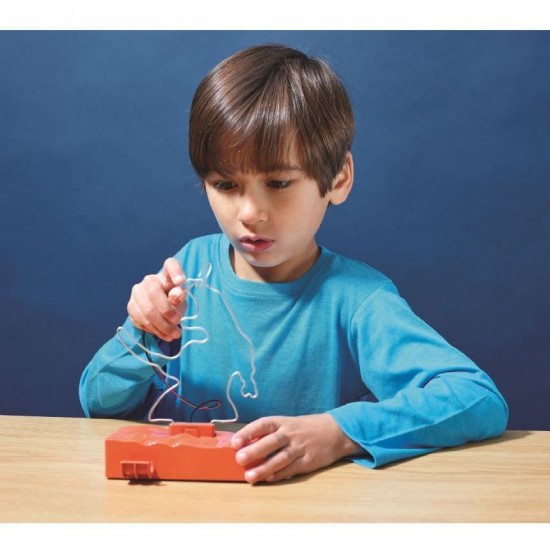 Jucarie educativa 2 in 1 T Rex Buzz Wire Brainstorm Toys E2049