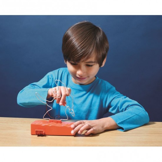 Jucarie educativa 2 in 1 T Rex Buzz Wire Brainstorm Toys E2049