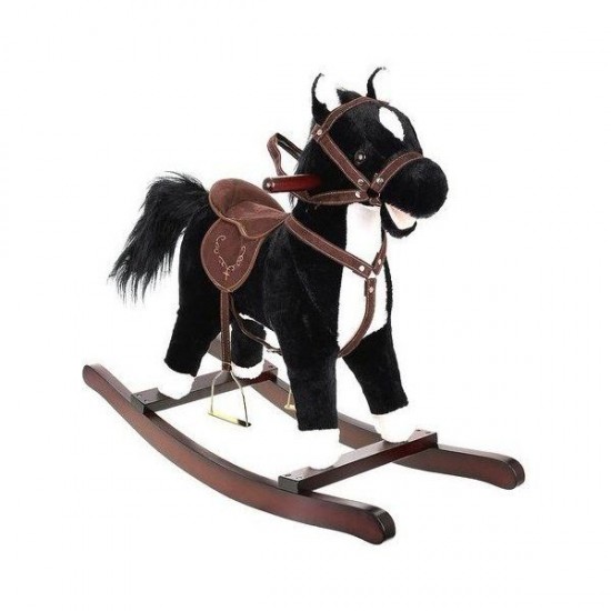 Balansoar cal interacti Negru XXL 74 cm Kruzzel MY6596