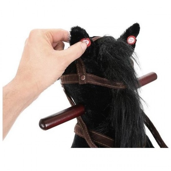 Balansoar cal interacti Negru XXL 74 cm Kruzzel MY6596