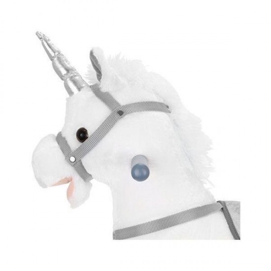 Balansoar unicorn alb interactiv Kruzzel MY6595