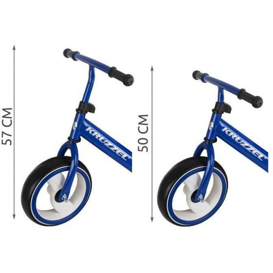 Bicicleta fara pedale 12 inch, cu lumini LED Kruzzel MY2834