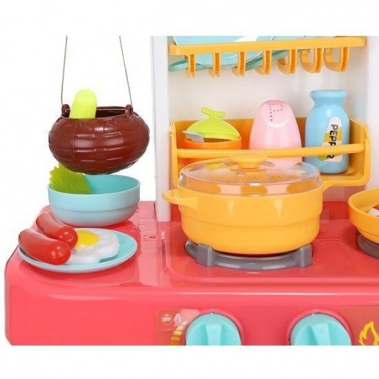 Bucatarie copii cu lumini, sunete si accesorii Iso Trade MY17252