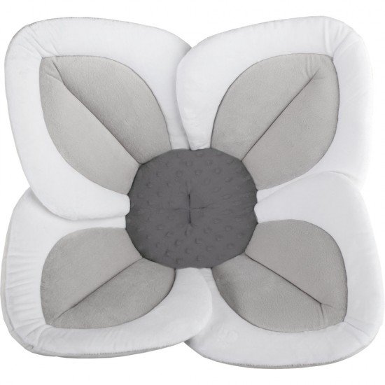 Cadita de plus si salteluta de joaca Lotus BloomingBath Alb/Gri Deschis/Gri Inchis BB105L