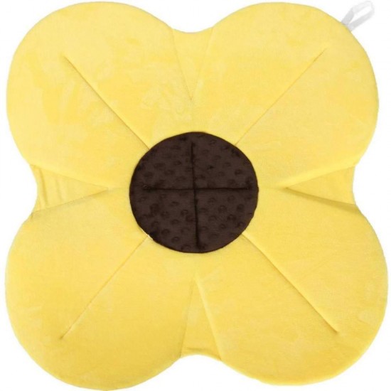 Cadita de plus si salteluta de joaca Poppy BloomingBath Galben BB106P