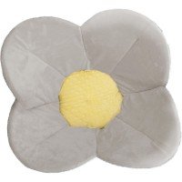 Cadita de plus si salteluta de joaca Poppy BloomingBath Gri BB106P