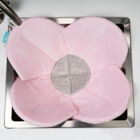 Cadita de plus si salteluta de joaca Poppy BloomingBath Roz BB106P