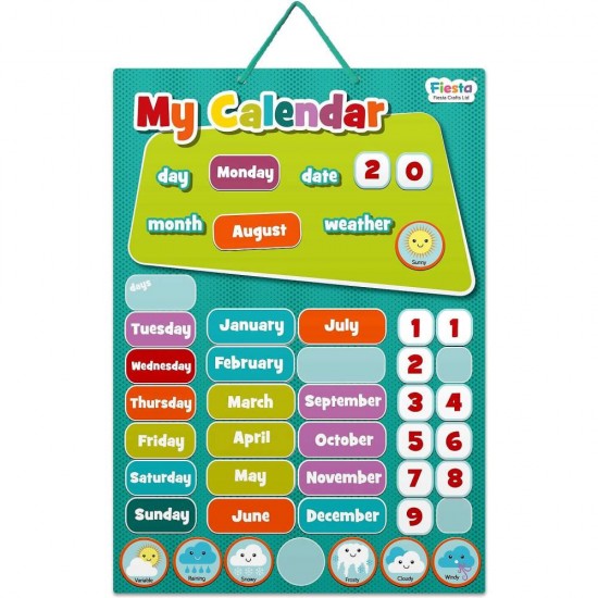 Calendar magnetic 20x26 cm Fiesta Crafts