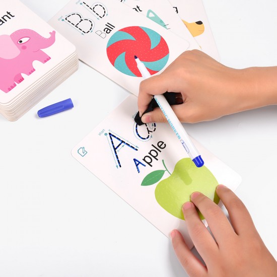 Cartonase Scrie si sterge ABC Mideer