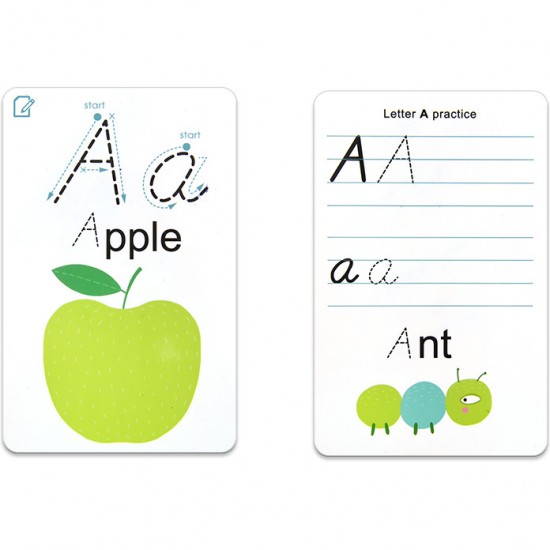 Cartonase Scrie si sterge ABC Mideer