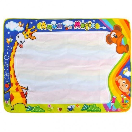 Covoras pentru desen cu apa, set complet XXL 100x80 cm Iso Trade MY17369