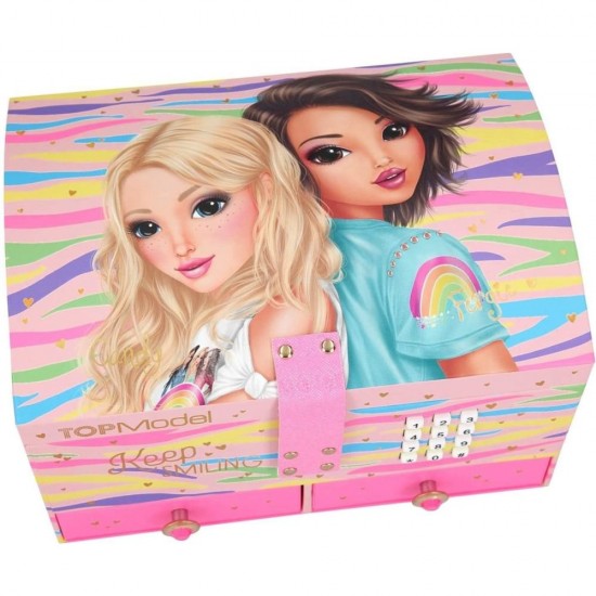 Cutie de bijuterii mare cu cod Keep Smiling Top Model Depesche PT10865