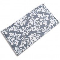 Husa multifunctionala 4 in 1 - Esarfa alaptare, husa pentru cosulet auto, cos cumparaturi si scaun de masa Bambinice Gri/Alb/Flowers