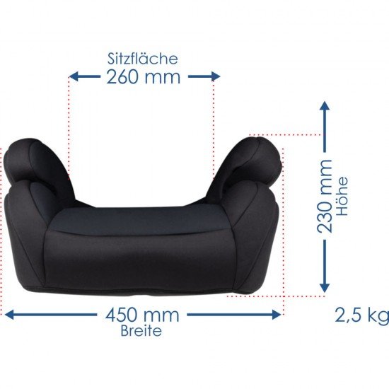 Inaltator auto cu Isofix Capsula JR4X Negru