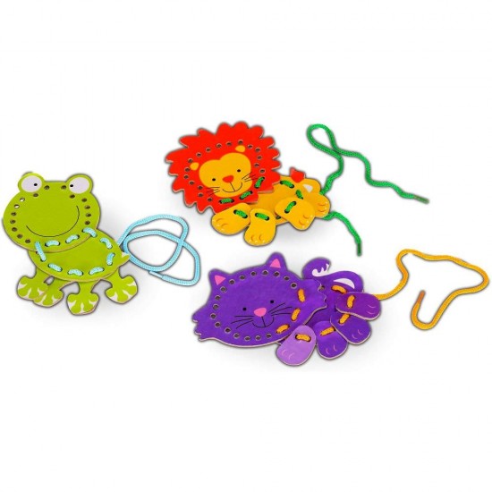 Joc creativ de cusut Animalute Fiesta Craft