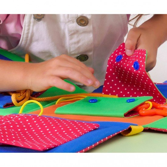 Joc de indemanare Carte Senzoriala Busy Board Roter Kafer RZ2001-02