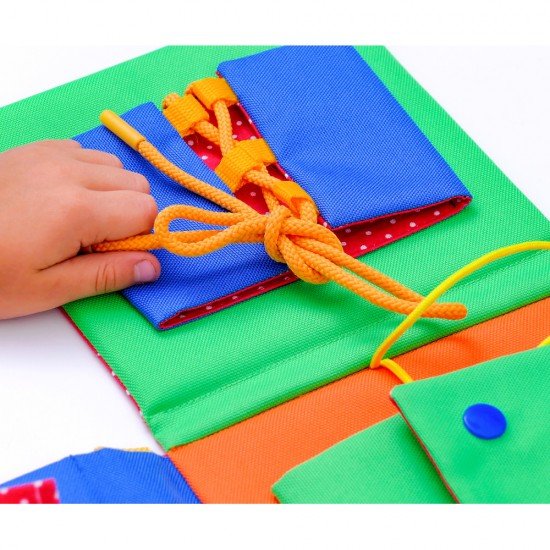 Joc de indemanare Carte Senzoriala Busy Board Roter Kafer RZ2001-02