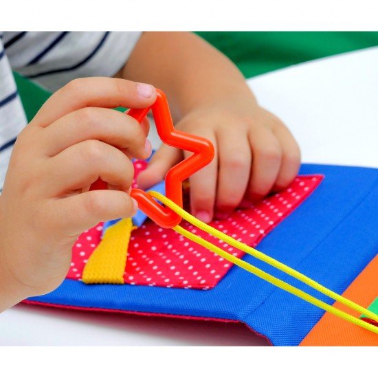 Joc de indemanare Carte Senzoriala Busy Board Roter Kafer RZ2001-02