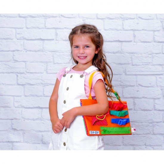 Joc de indemanare Plansa Senzoriala Busy Board Roter Kafer