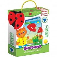 Joc educativ cu nasturi Anotimpuri Roter Kafer