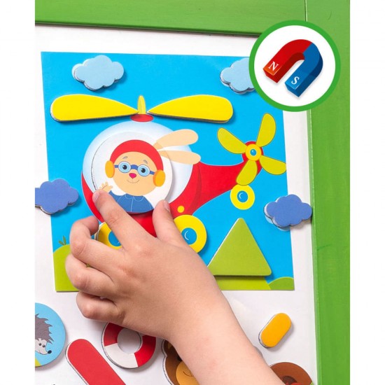 Joc educativ mozaic magnetic Roter Kafer