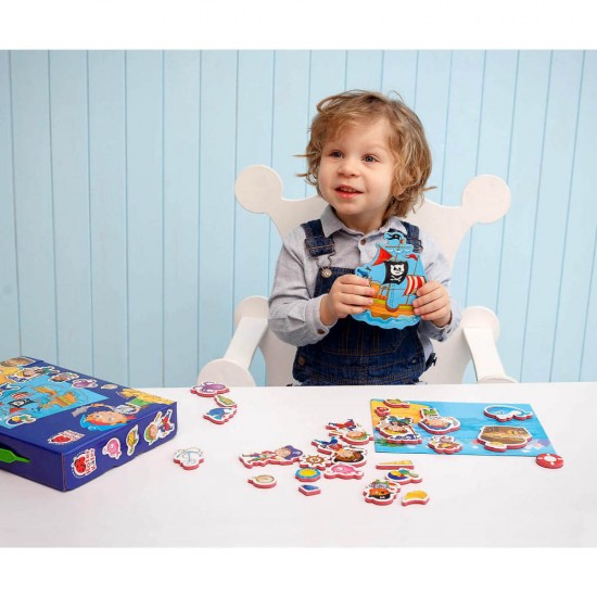 Joc Magnetic Pirati Roter Kafer RK2070-06