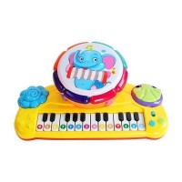 Jucarie muzicala 2 in 1 orga si toba Iso Trade MY17454