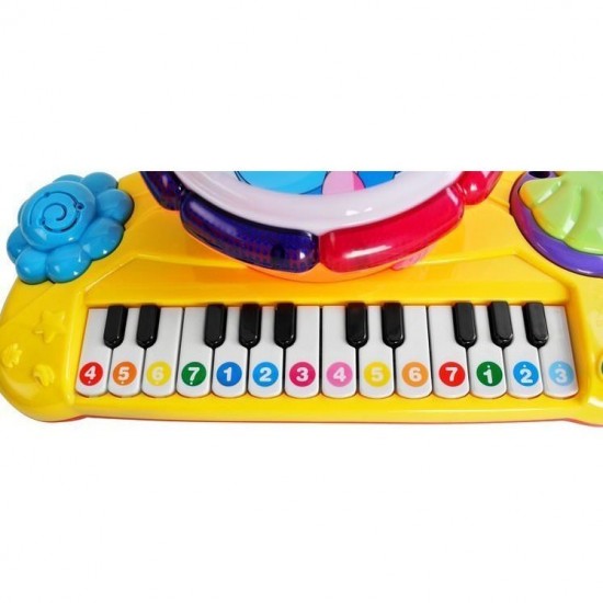 Jucarie muzicala 2 in 1 orga si toba Iso Trade MY17454