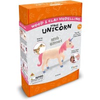 Kit constructie lemn si argila - Unicorn Fiesta Crafts