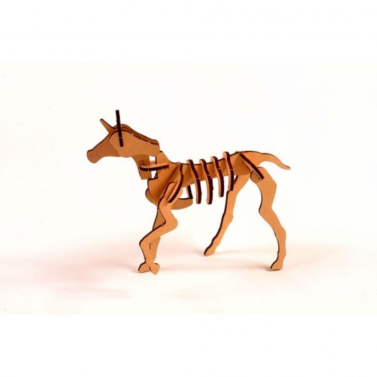 Kit constructie lemn si argila - Unicorn Fiesta Crafts