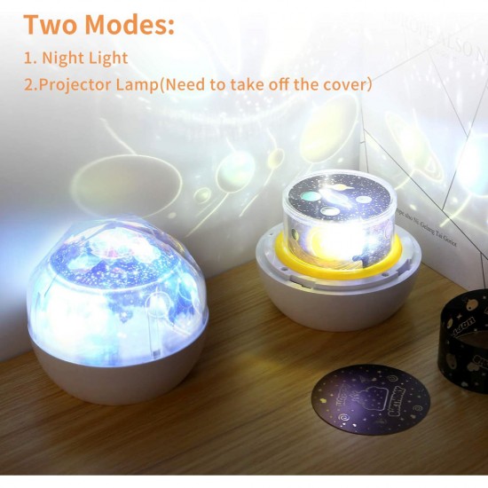 Lampa de veghe si proiector Diamond Bambinice