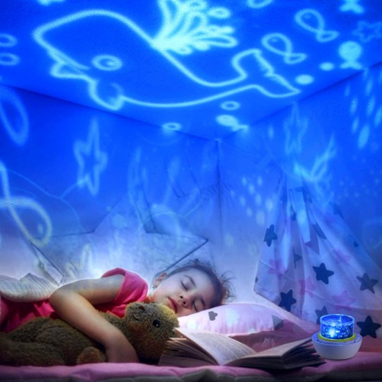 Lampa de veghe si proiector Diamond Bambinice