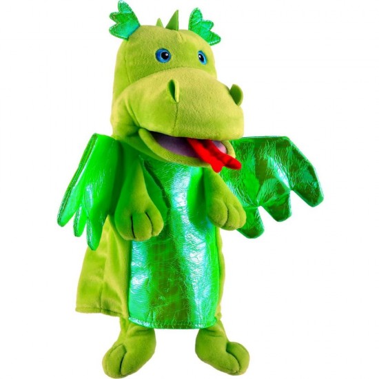 Marioneta de mana Dragonul Verde Fiesta Crafts