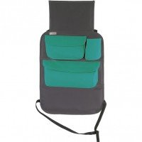 Organizator auto cu suport pentru tableta Tuloko Gri/Turcoaz