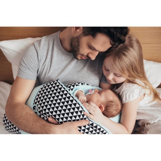 Paturica de infasat multifunctionala cu broderie Crocodil Womar Zaffiro AN-BWZF-05CR