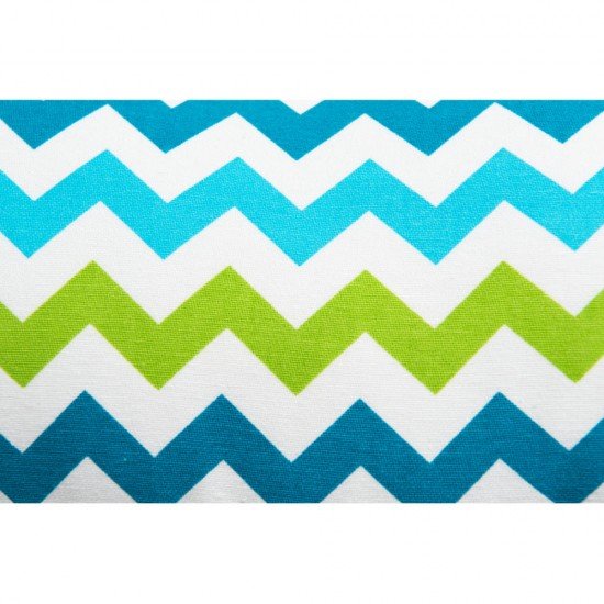 Perna de alaptat Comfort Exclusive 140 cm Womar Zaffiro Albastru/Verde AN-PKE-14