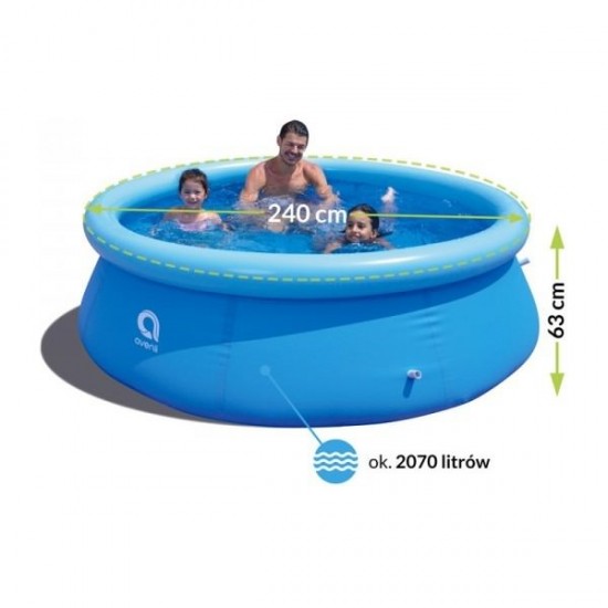 Piscina rotunda pentru gradina 2074L, 240x63 cm Avenli MP17792