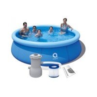 Piscina rotunda pentru gradina cu filtru si pompa incluse, 5377L, 360x76 cm Avenli MP17794