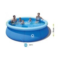 Piscina rotunda pentru gradina cu filtru si pompa incluse, 5377L, 360x76 cm Avenli MP17794