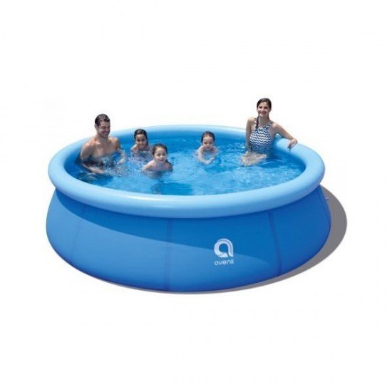 Piscina rotunda pentru gradina cu filtru si pompa incluse, 5377L, 360x76 cm Avenli MP17794