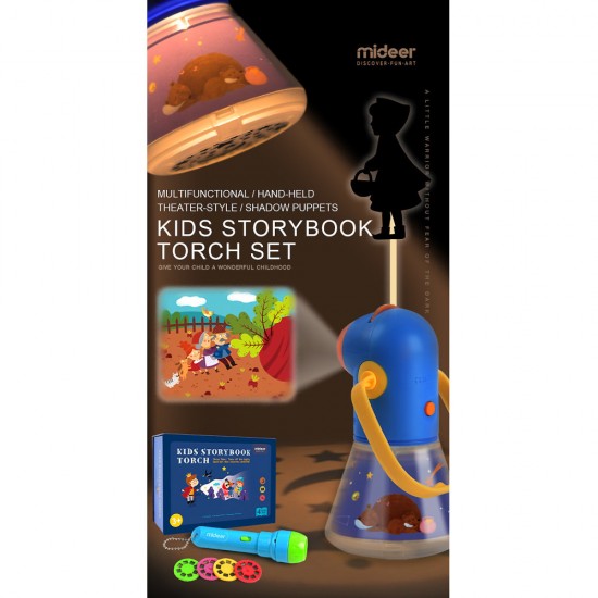 Proiector cu povesti si lampa de veghe Mideer MD1103